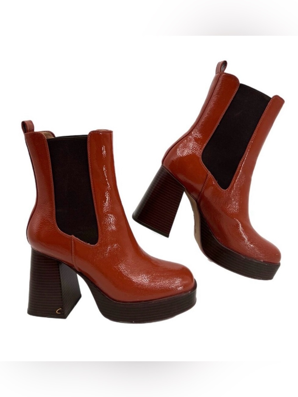 Circus NY Stace Platform Chelsea Boots Size 8 1/2